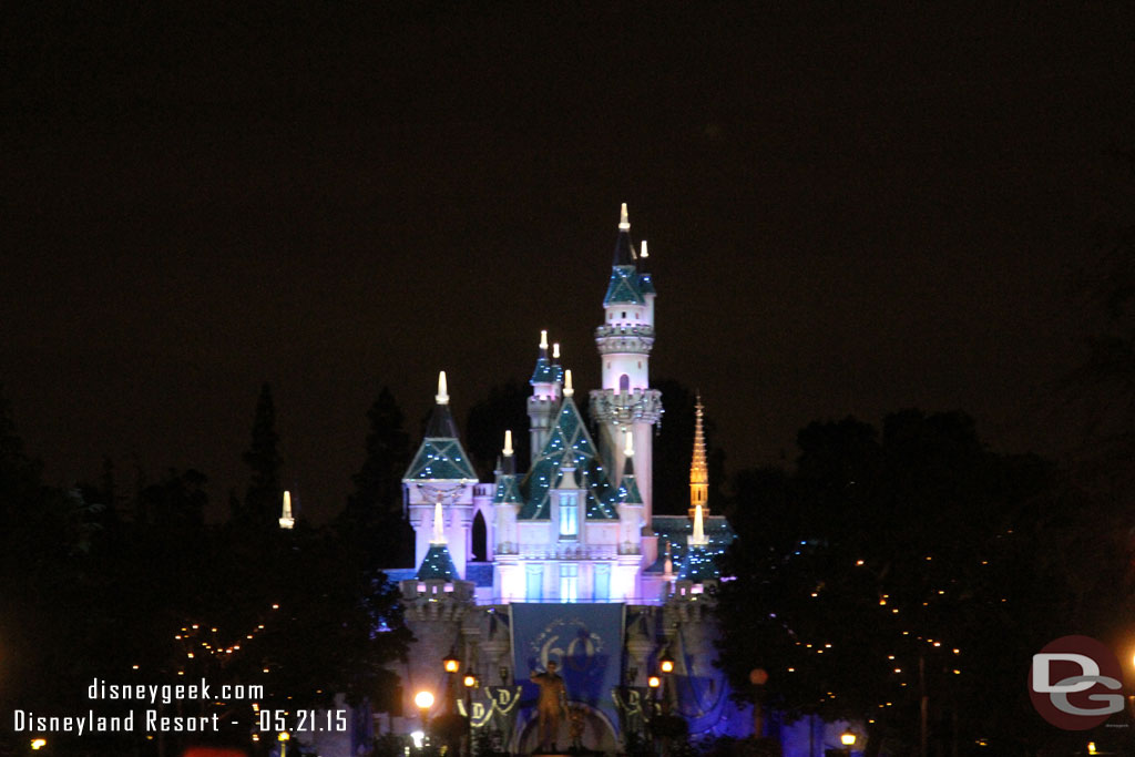 After the show Sleeping Beauty Castle