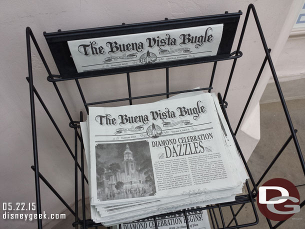 I also found a copy of the new regular edition of the Buena Vista Bugle