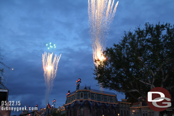 AT 5:55 a countdown and fireworks to kick off 24 hours at the park.