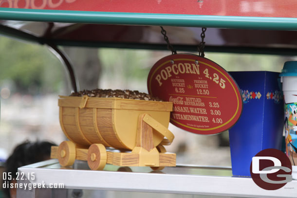 Frontierland has a mine car popcorn bucket.