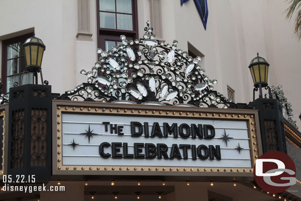 A closer look at the marquee.