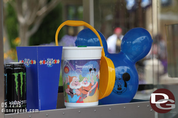 Blue Balloon Popcorn Bucket as you head toward Hollywood Land.