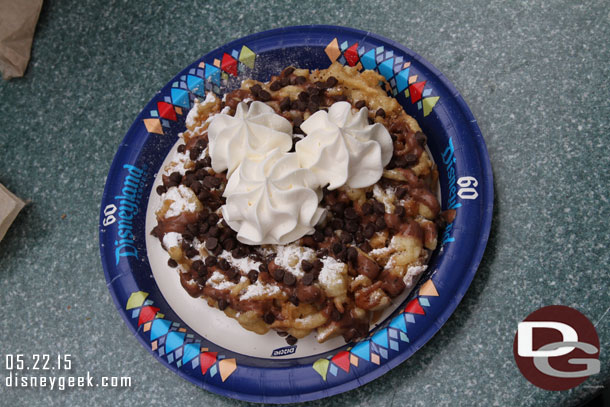 The Chocolate Mocha Funnel Cake