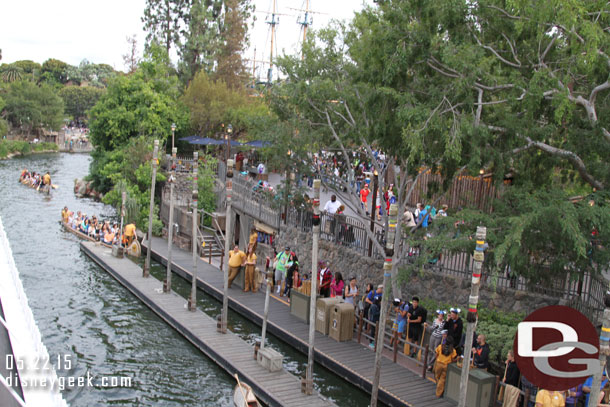 Passing the Canoes and Critter Country