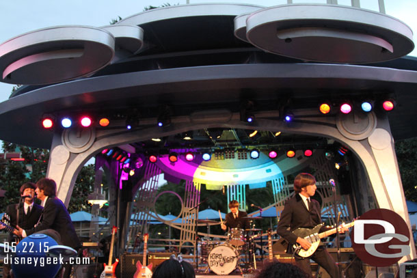 Hard Days Night performing at the Tomorrowland Terrace