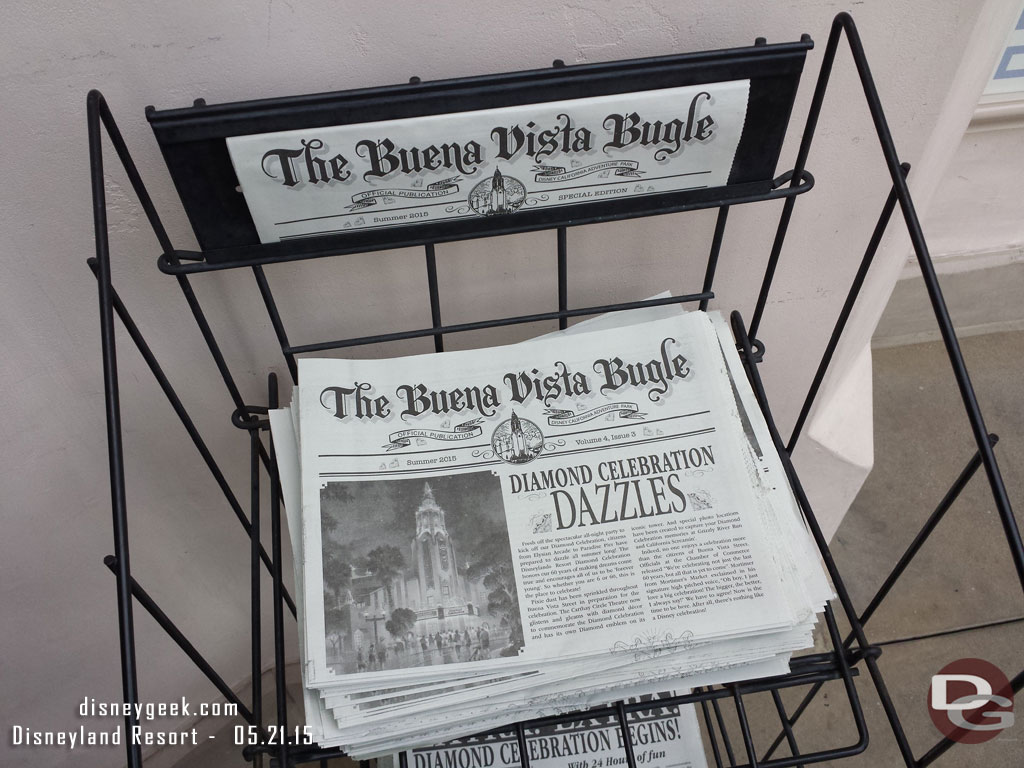 I also found a copy of the new regular edition of the Buena Vista Bugle