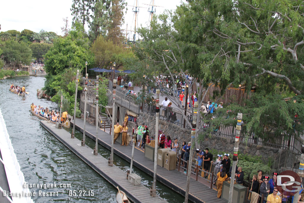 Passing the Canoes and Critter Country