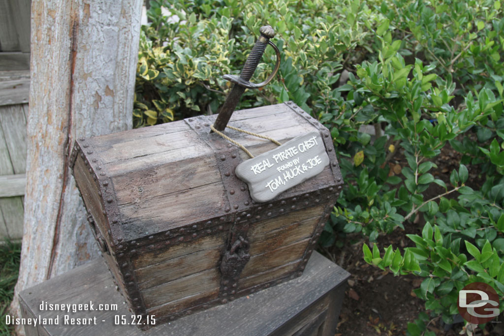 Random Pirates chest as I walked along the Rivers of America