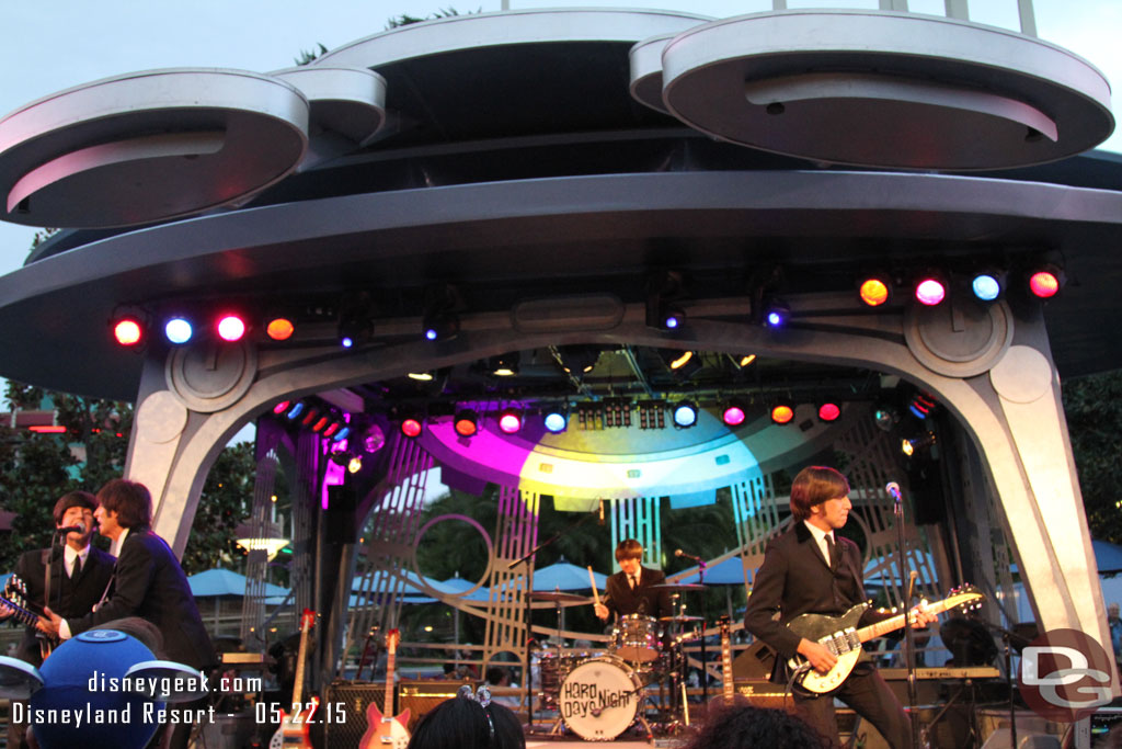 Hard Days Night performing at the Tomorrowland Terrace