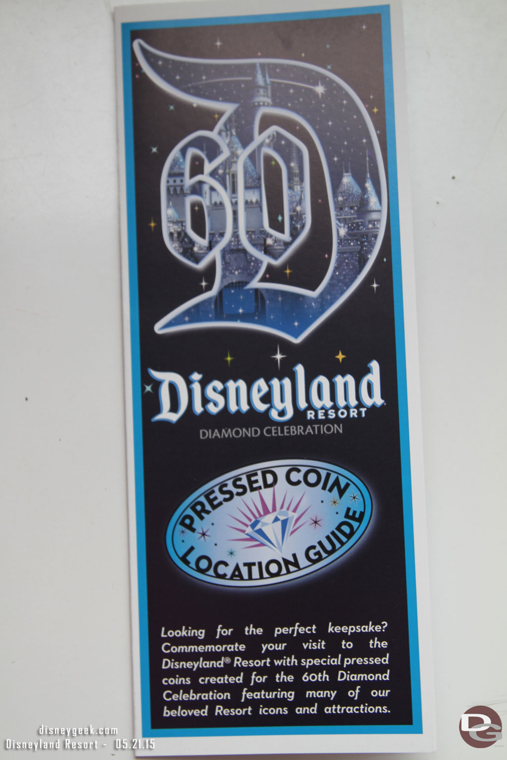 Many new merchandise offerings are being rolled out around the parks.  One of which is a new series of Pressed Coins.  Here is a pamphlet I picked up showing the new coins and their locations.