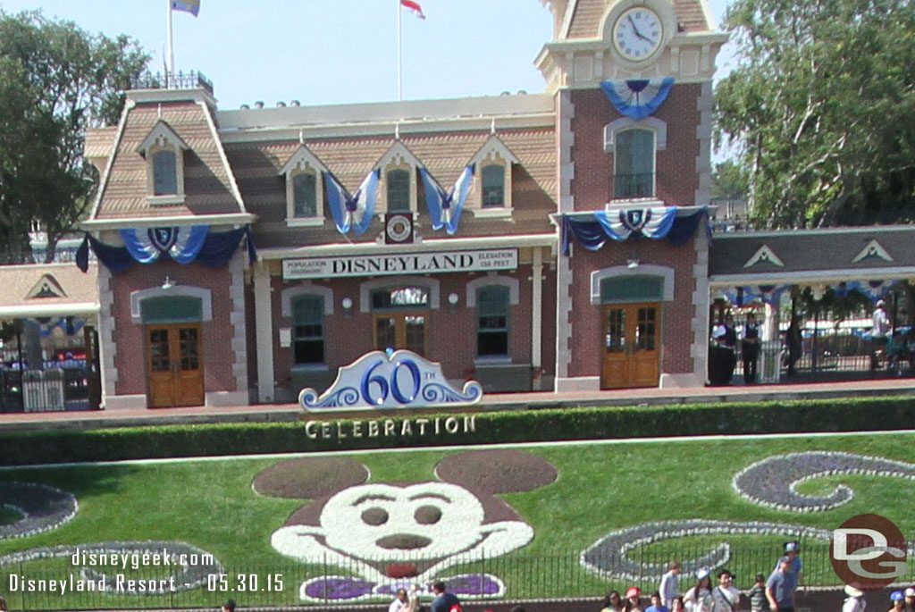 A closer look at the floral Mickey