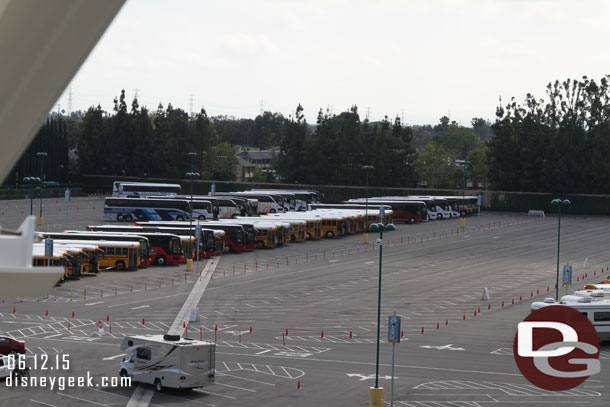 Arriving at the Disneyland Resort today.  Reminded it is another Grad Nite.  Buses were starting to fill in the Pinocchio lot.