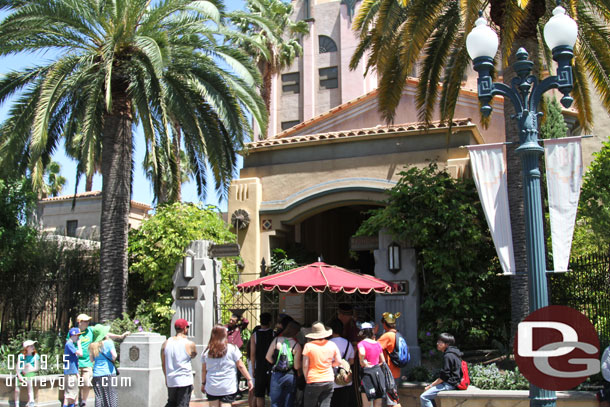 Tower of Terror was down as I passed by.  Later it was open and a 70 minute wait.