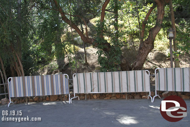 Some railing work along the Big Thunder Trail.