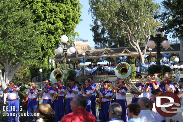 The 2015 All-American College Band performing at the nightly Flag Retreat at 5:15pm