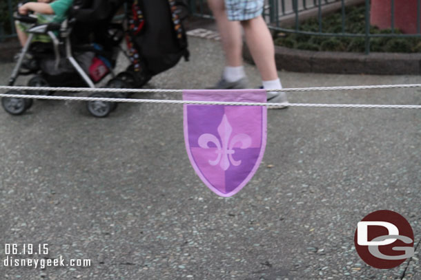 Fantasyland rope flags