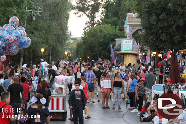 A look down the Parade Route