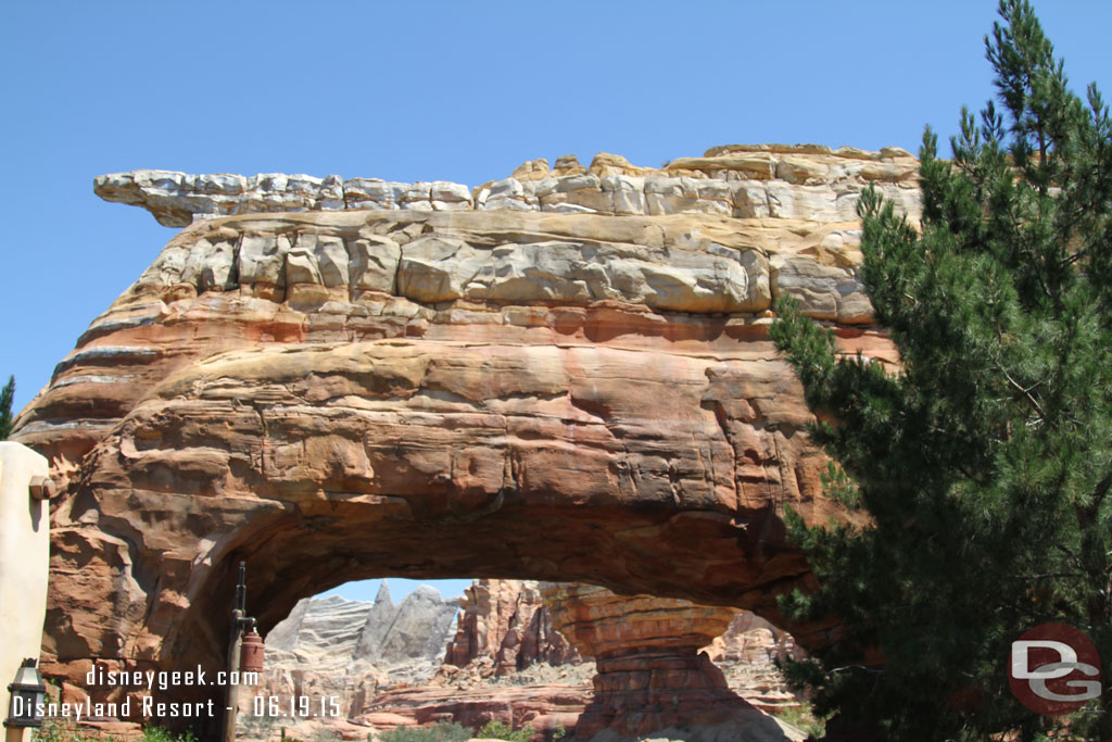 Entering Cars Land