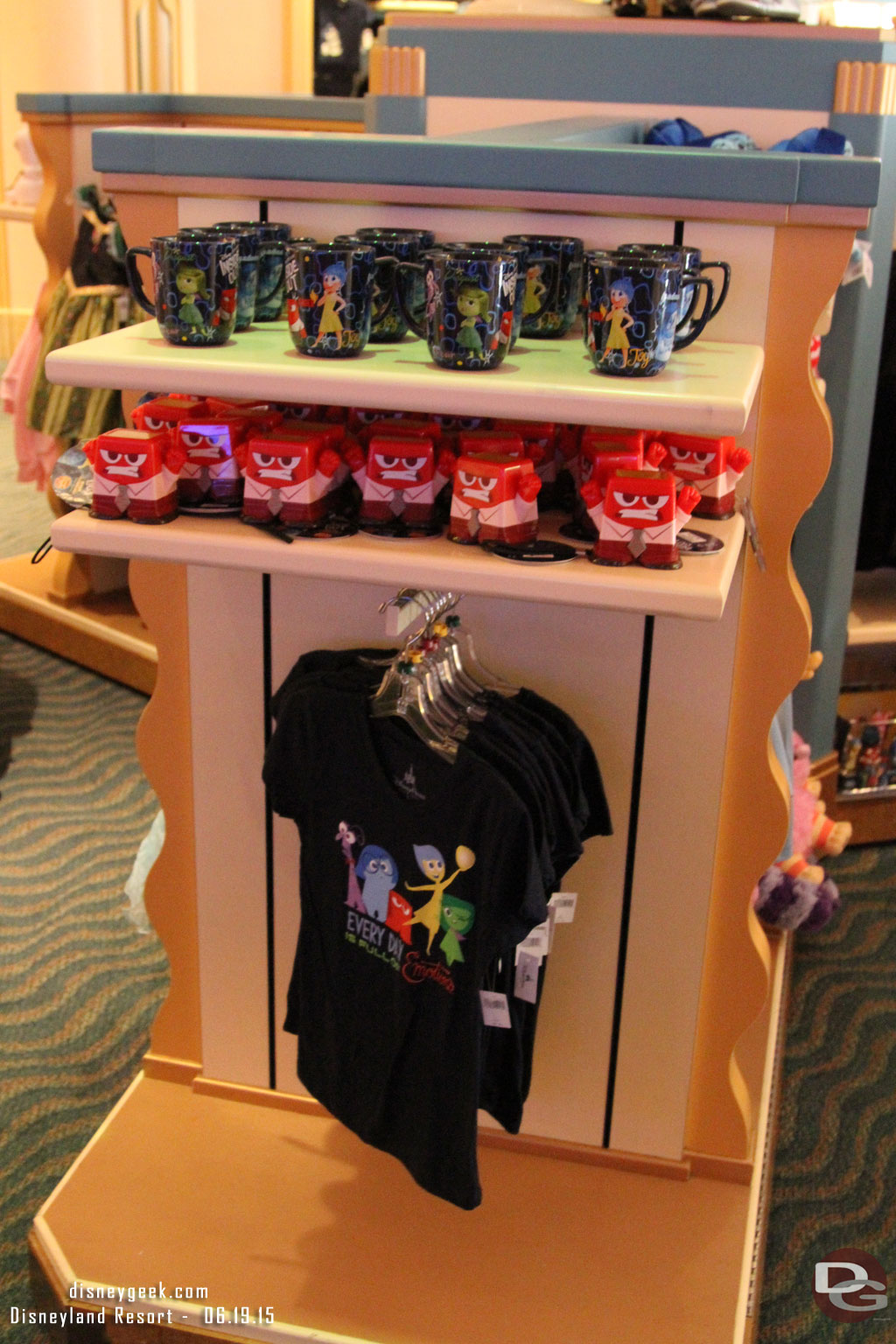 Elias & Co had a display with Inside Out merchandise