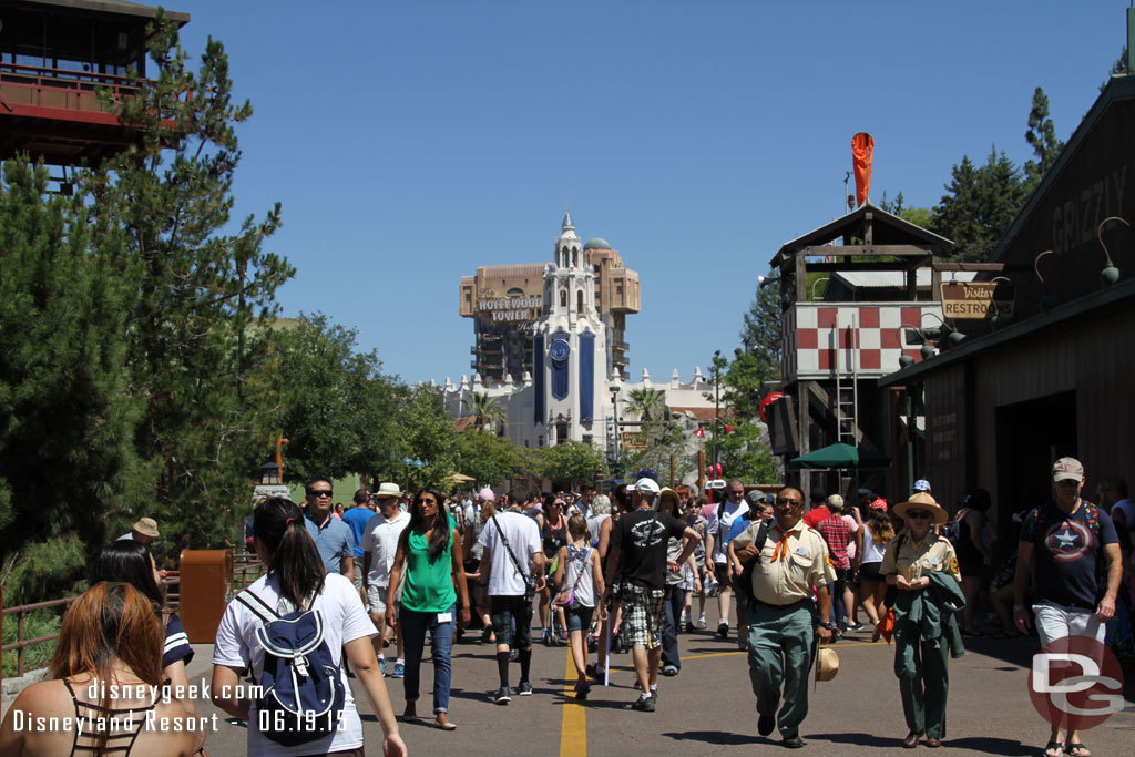 Heading back toward Buena Vista Street.