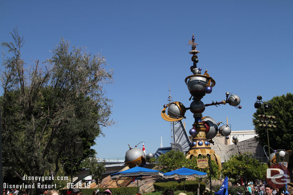 Heading toward Tomorrowland