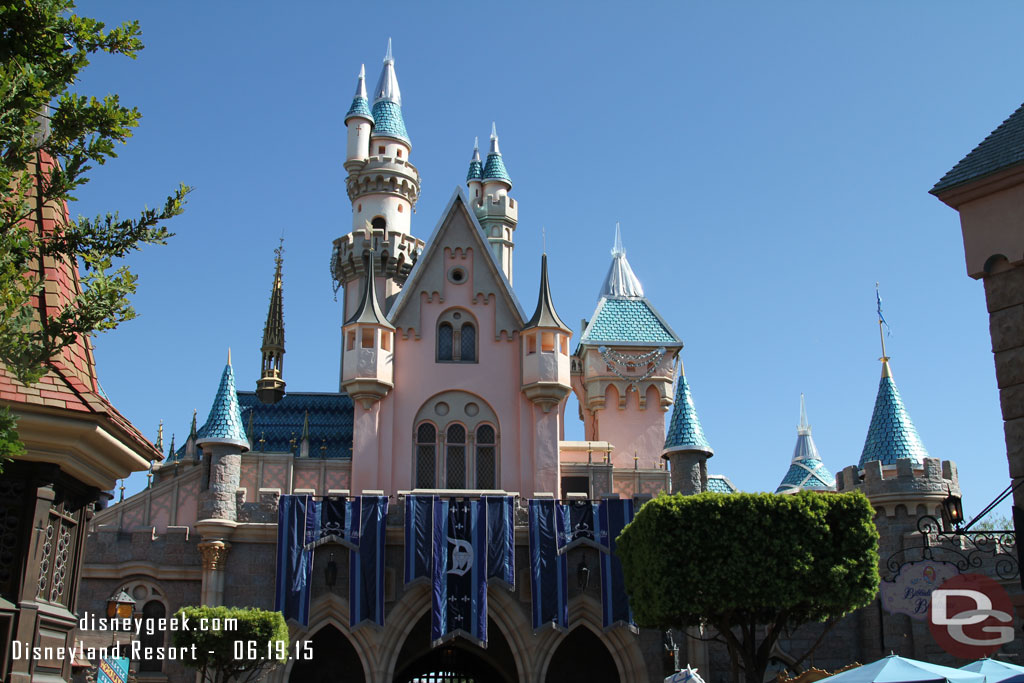 Passing through Sleeping Beauty Castle