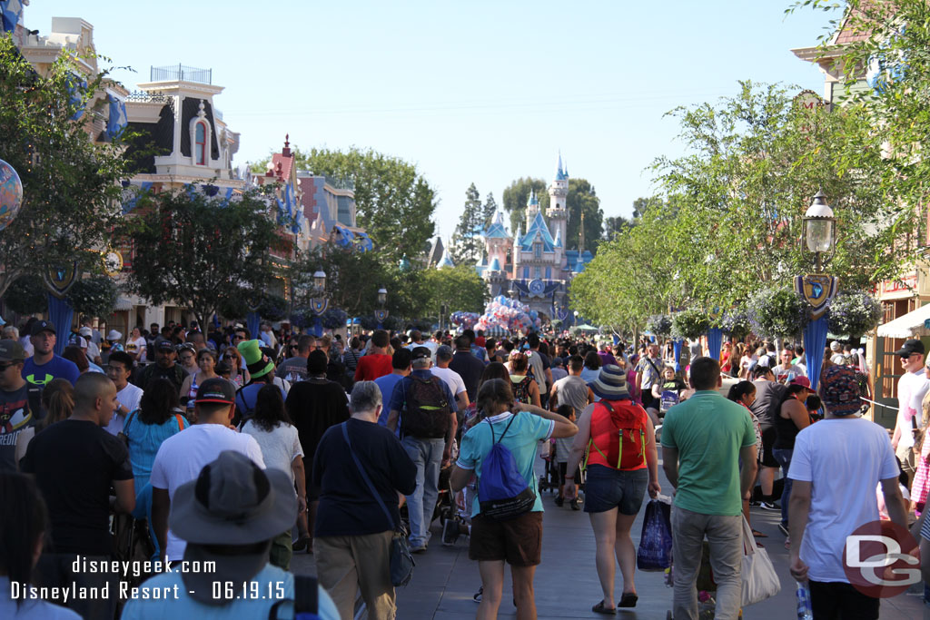 Making my way up Main Street USA