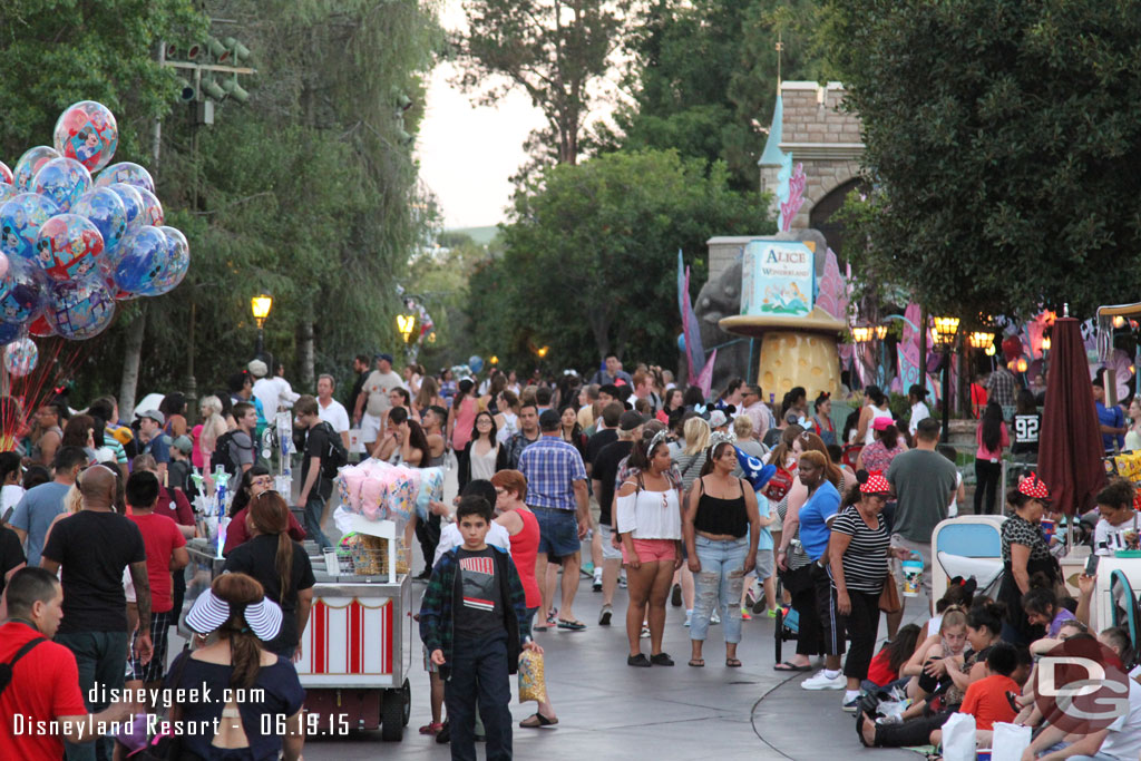 A look down the Parade Route