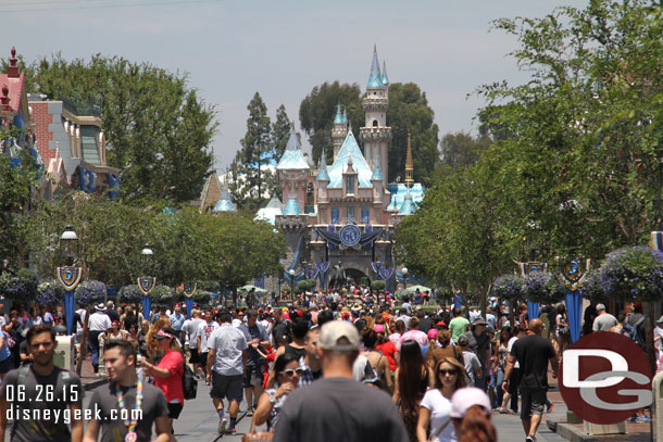 Main Street USA this afternoon