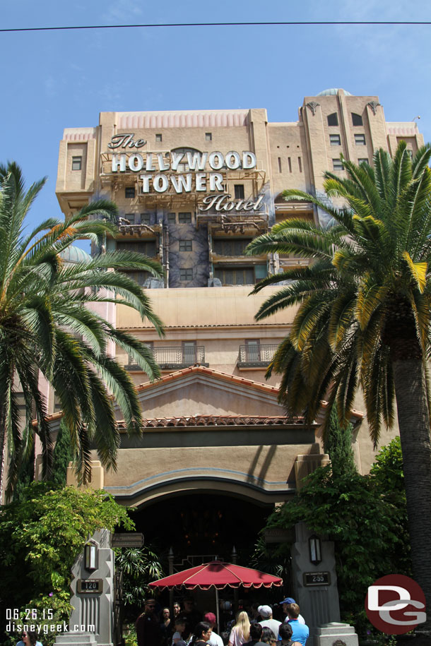 Wow 120 minute wait for Tower of Terror.. and it was not a Grad Nite... all FastPasses were gone too.