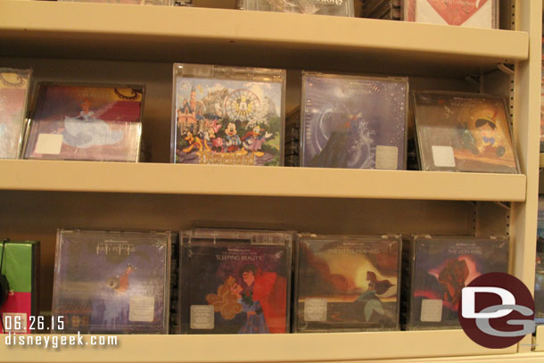 The Disneyland Legacy Collection CD was not available on Main Street, but all the other ones were as well as the Official Album CD.