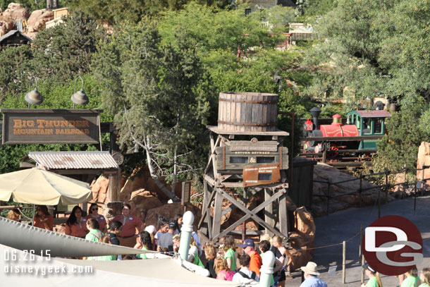 Big Thunder was down.