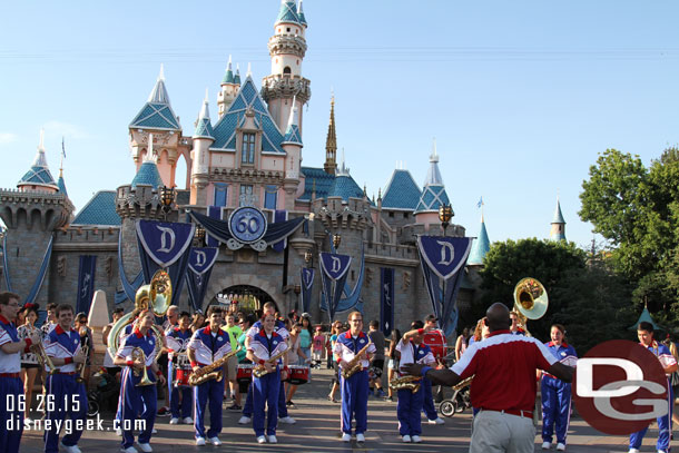 The All-American College Band at the 6:15pm Castle Set 