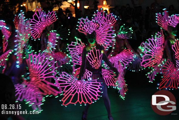 Dancers ahead of the Little Mermaid