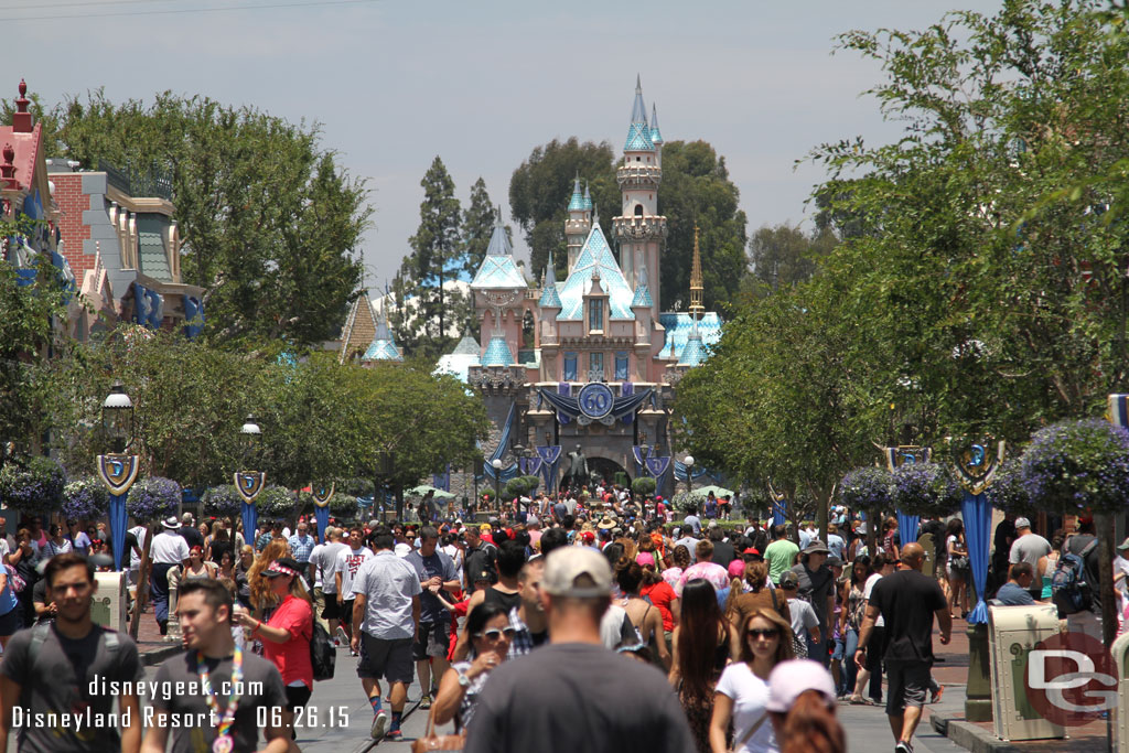Main Street USA this afternoon