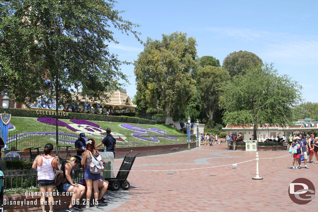 If you were wondering.. the area was clear because they were setting up for a film shoot.