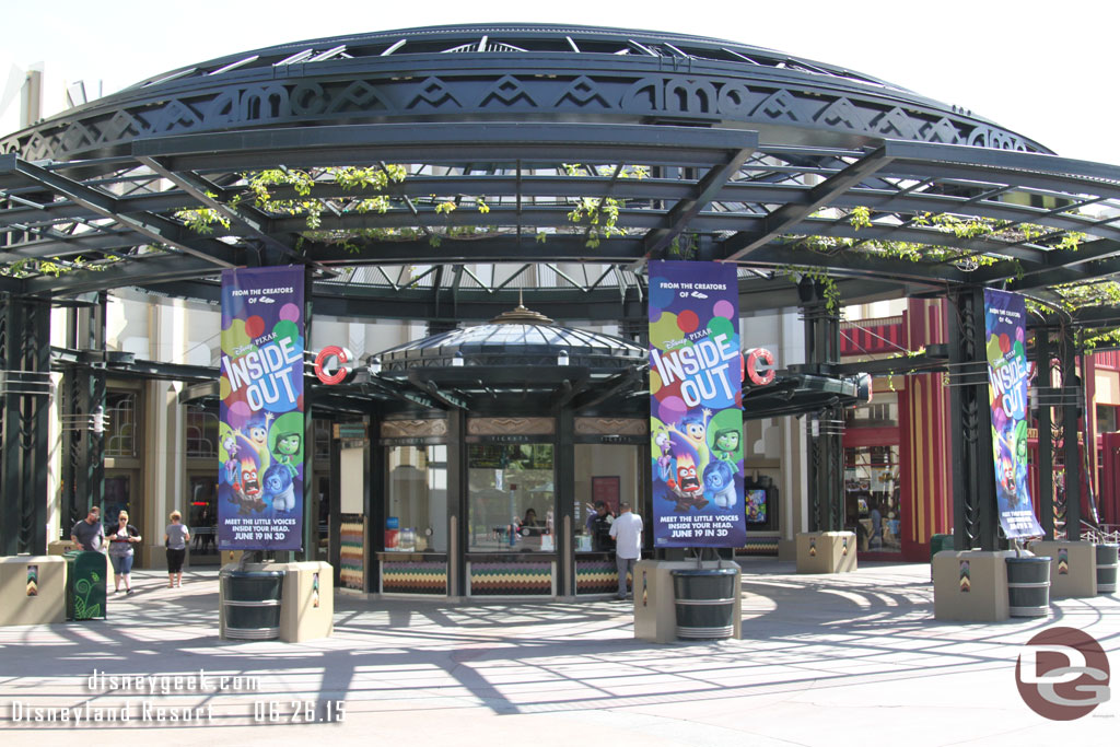 The AMC has Inside Out banners