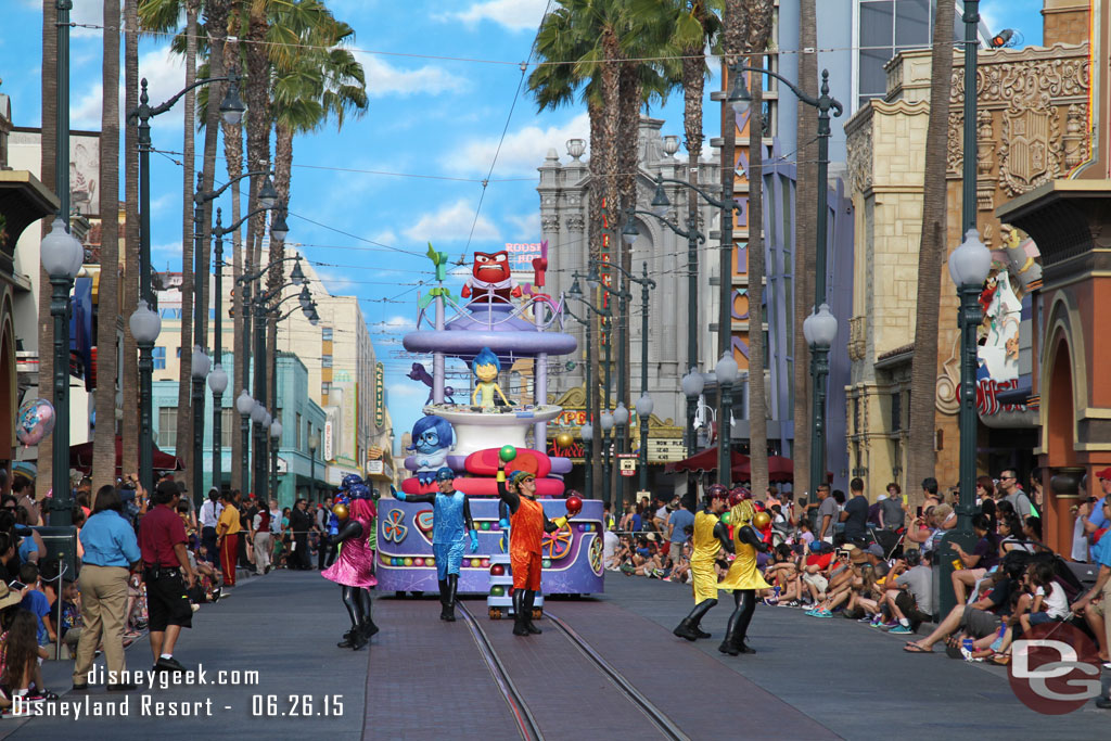 The Inside Out preparade on Hollywood Blvd