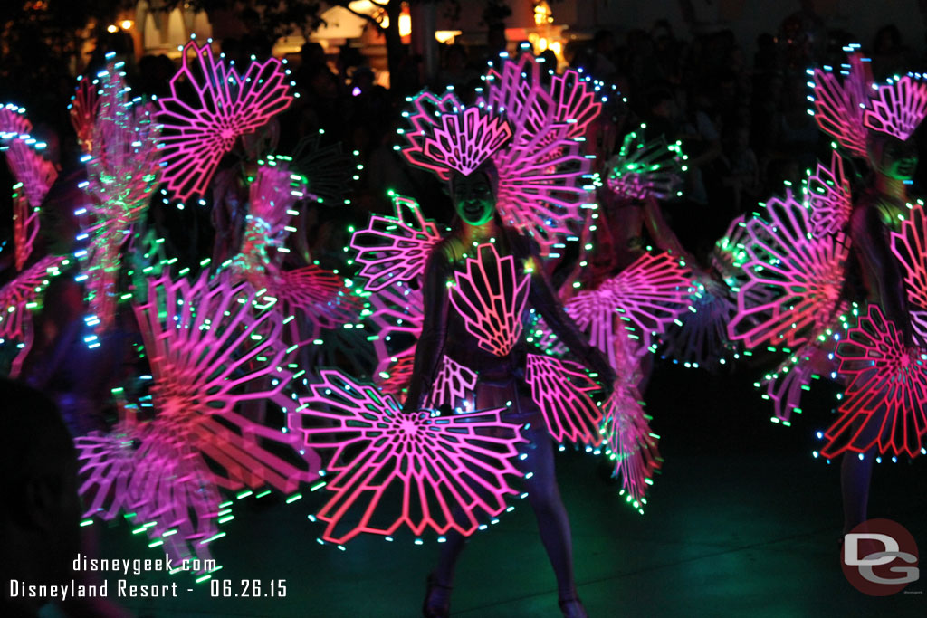 Dancers ahead of the Little Mermaid