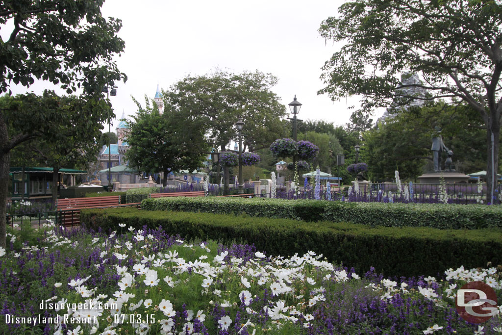 You could walk all the way up to the hub then they had to roped off until park opening.