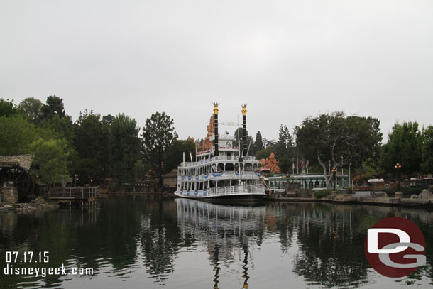 The Mark Twain ready to start the day.