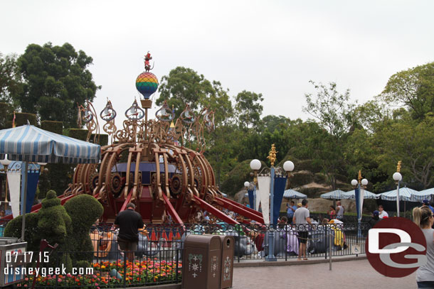 I continued on into Fantasyland.  Dumbo had no wait.. only a few guests in the area.