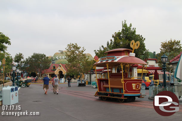 Toontown was quiet this morning so far.