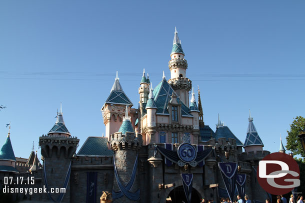 After dinner back to Sleeping Beauty Castle.