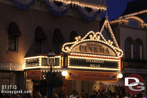 Found a spot on Main Street for Paint the Night.