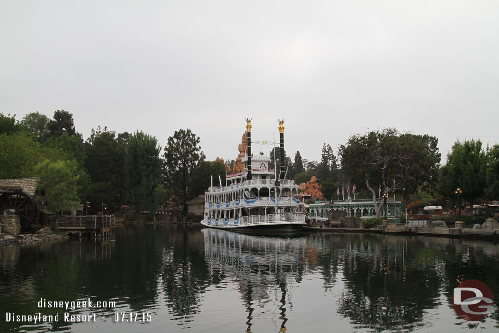 The Mark Twain ready to start the day.