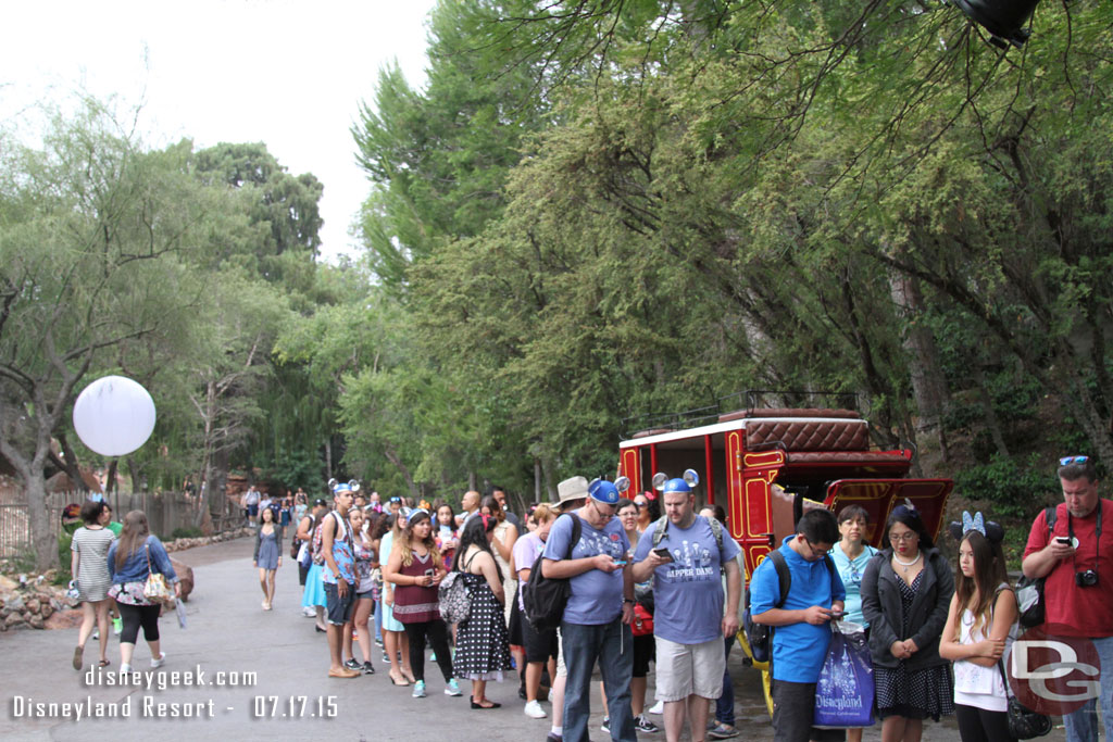 Guests were in line for free cupcakes already and they blocked the coach.  I will circle back later.  This was about 7:45am.  Cupcake distribution started at 8am.  