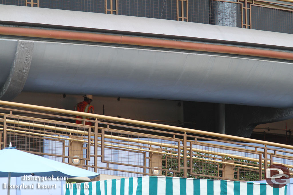 In Tomorrowland spotted a worker at Innoventions.  They are closing it back up now.  Still no official announcement of what is coming... but leading internet speculation is a larger Marvel presence upstairs and Star Wars downstairs.