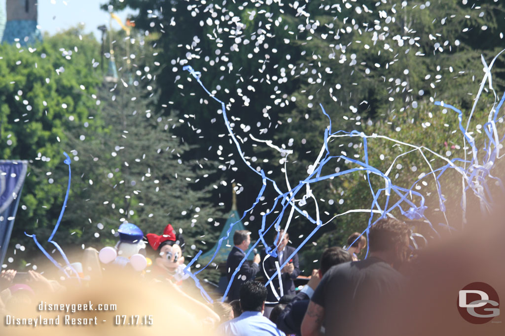 And confetti...