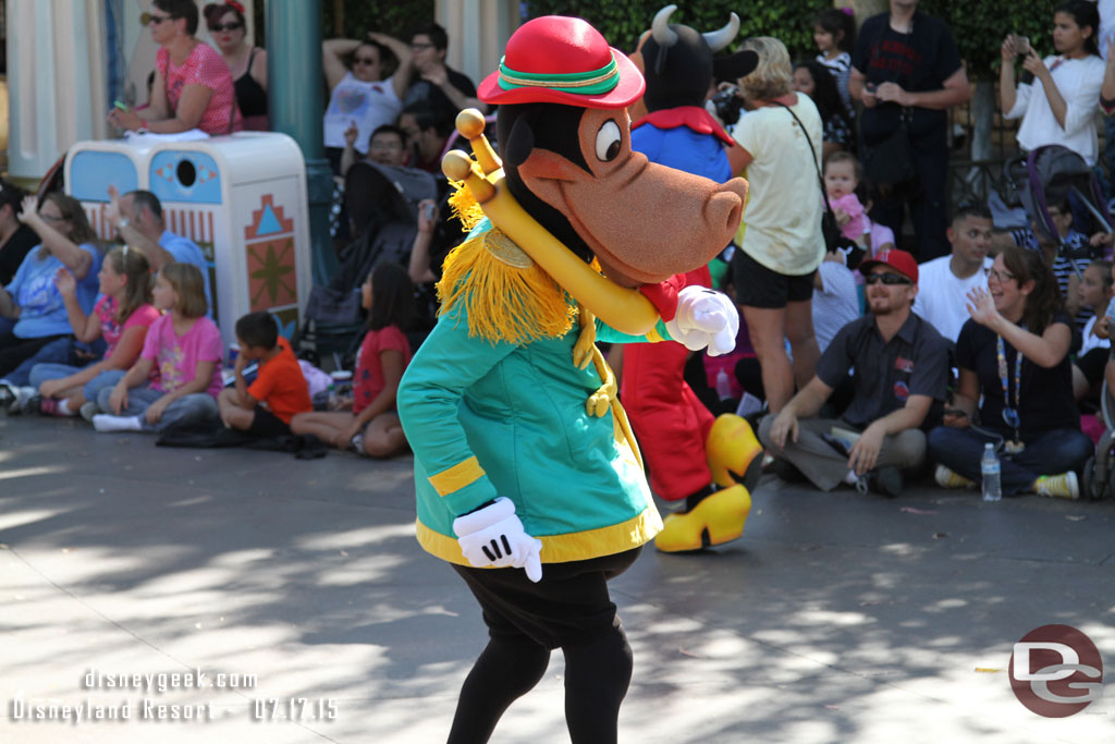 A selection of characters also joined the cavalcade